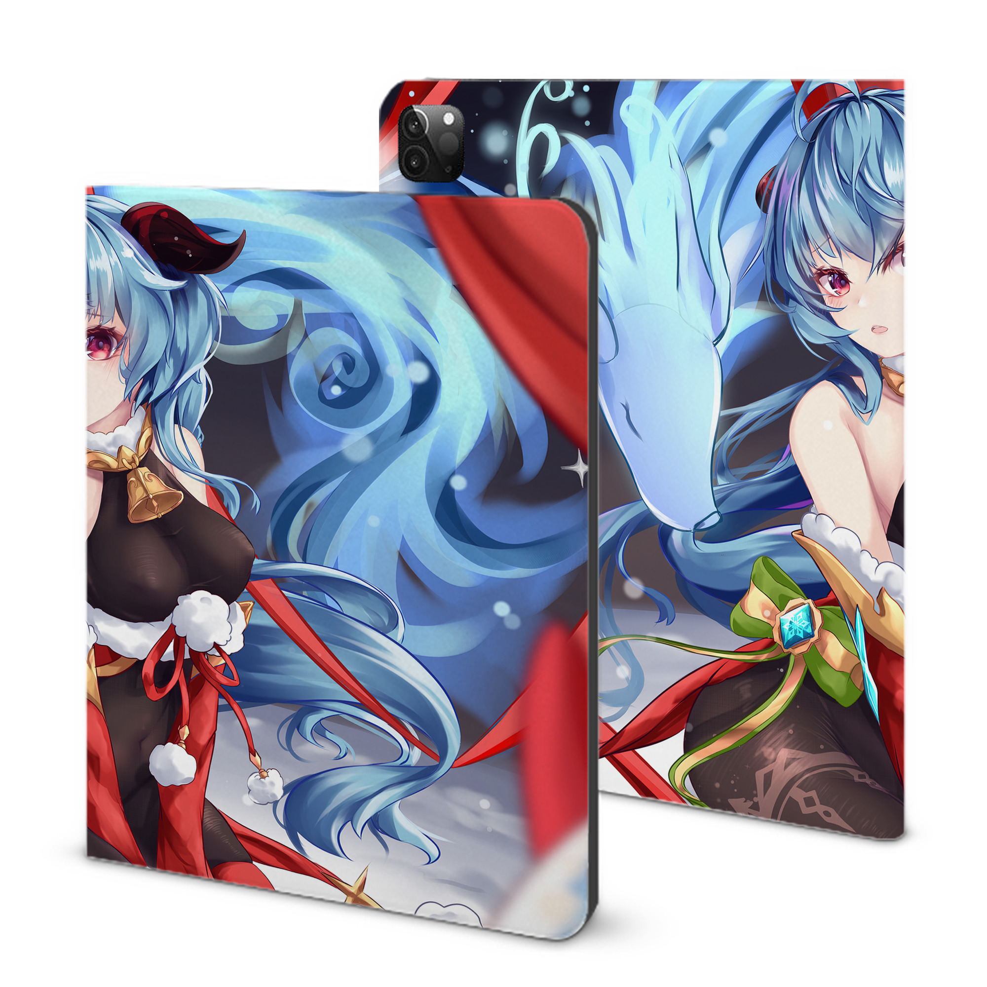 げんし神 genshin IPadケース ペンホルダー付き ブックスタイルデザイン